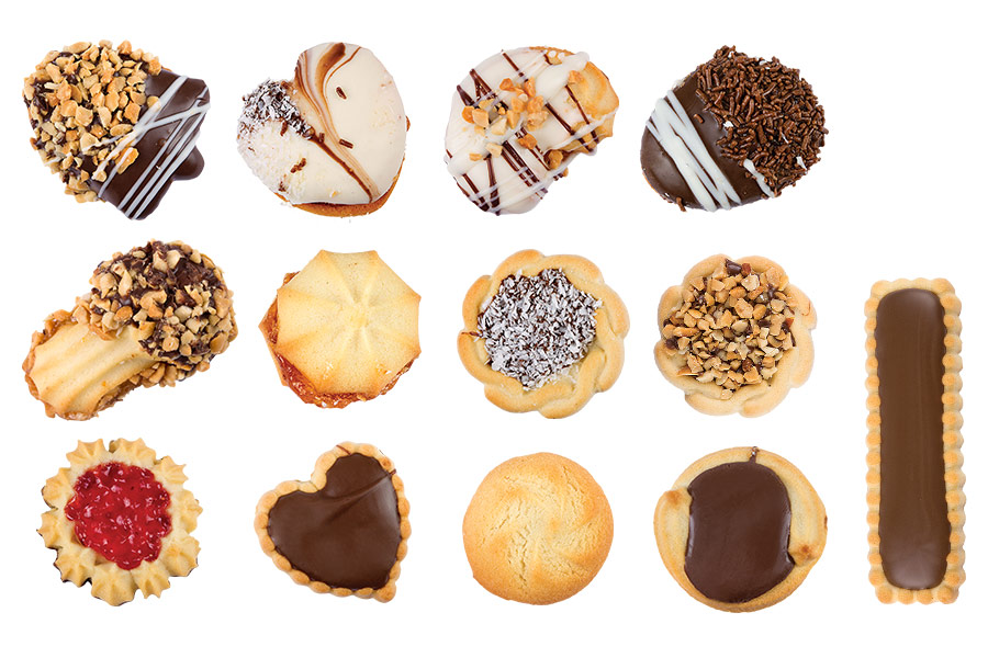 Assorted cookies lux 1kg 2