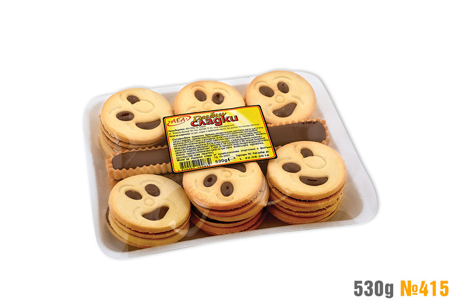 Smiley face sandwich cookies 2